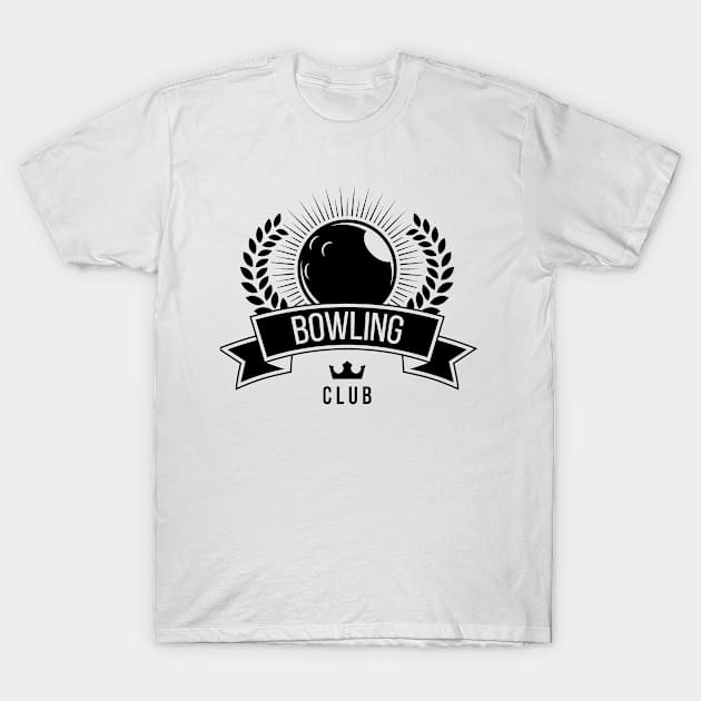 Bowling design T-Shirt by Brainable ART